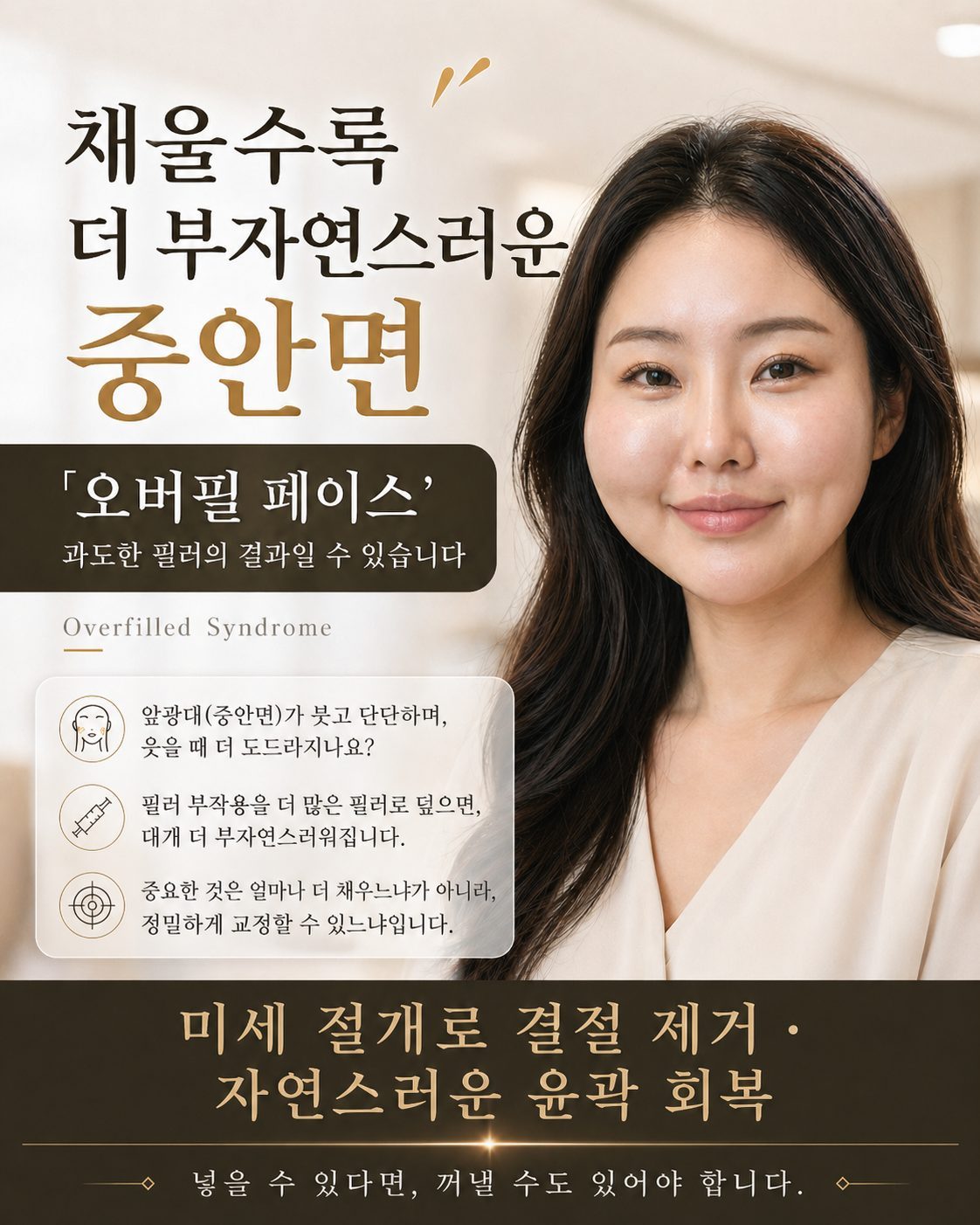 「원장님, 이거 아직 고칠 수 있나요?」 잘못된 시술법으로 인한 엘란세 뭉침