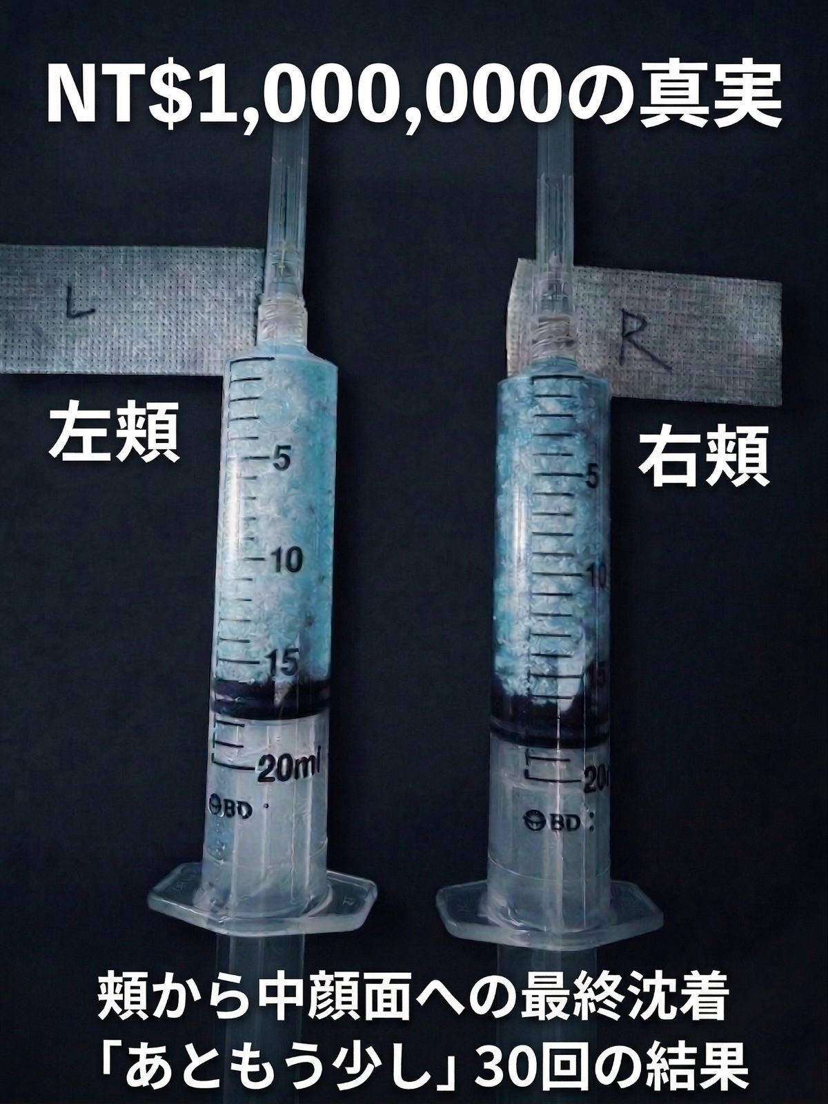 一つの顔にどれだけのものを詰め込めるのか？