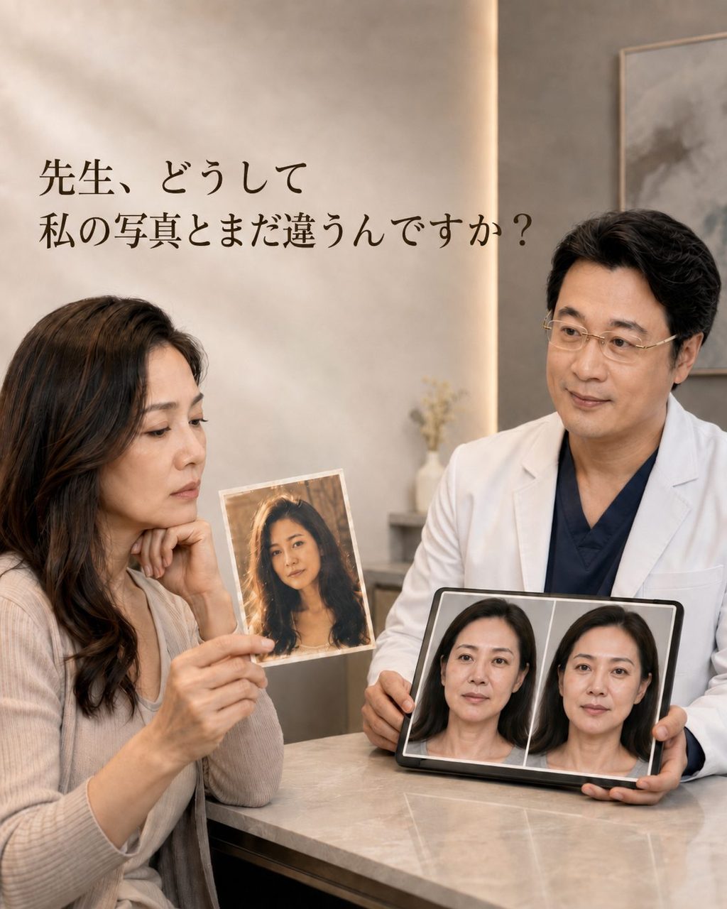 フィラー修復における現実的な期待値：十数年前の容貌に戻ることは可能か？
