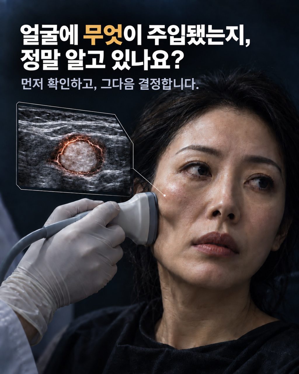 1년 넘게 히알루로니다아제를 맞았는데도 꺼짐과 경결이 사라지지 않는 이유: 초음파가 밝혀낸 필러의 진실