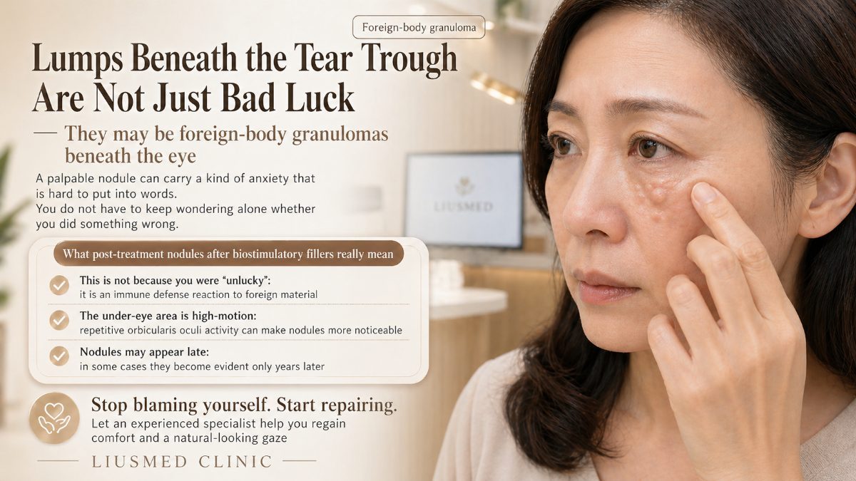 Lumps Under the Tear Troughs: It's Not Bad Luck, But Your Immune System Being Overly Diligent